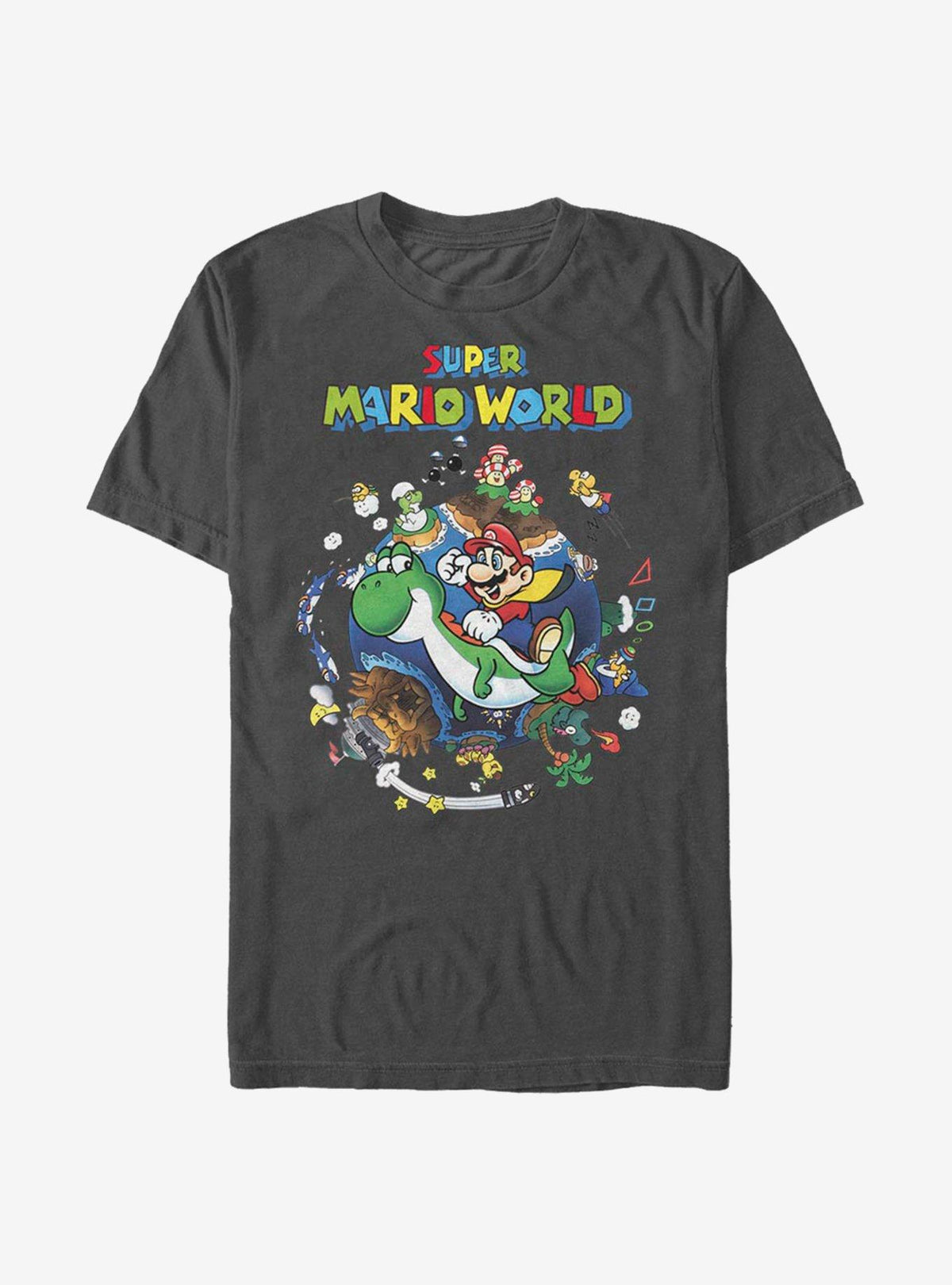 retro platform gamer Super World T-Shirt