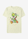 retro platform gamer Watercolor Yoshi T-Shirt