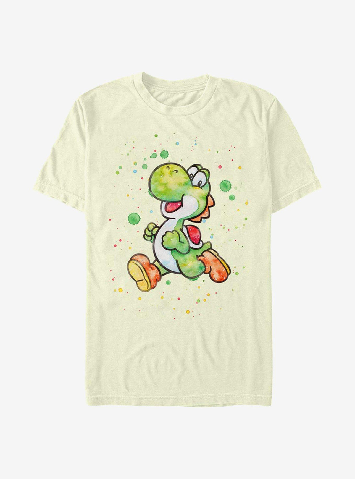 retro platform gamer Watercolor Yoshi T-Shirt