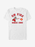 retro platform gamer On Fire T-Shirt 2