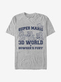retro platform gamer 3D World Collegiate T-Shirt