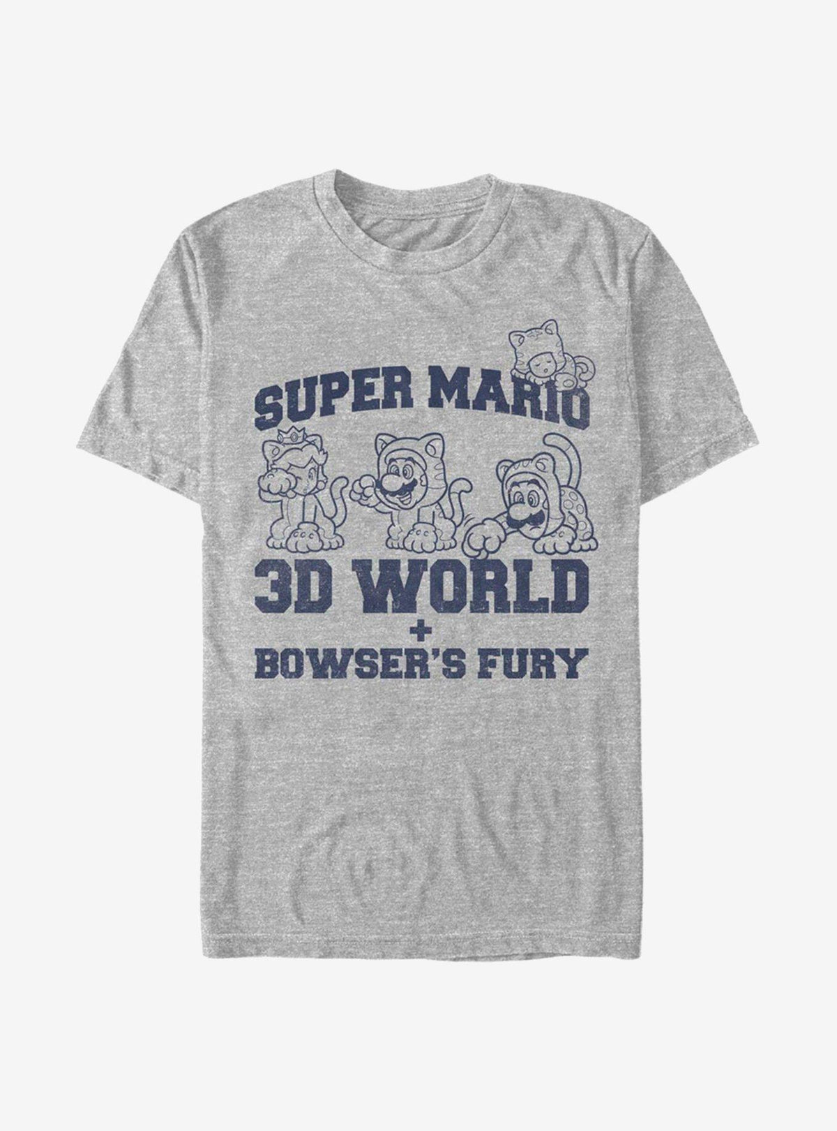 retro platform gamer 3D World Collegiate T-Shirt