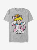 retro platform gamer Cat Peach Solo T-Shirt