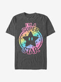 retro platform gamer Rainbow Super Star T-Shirt