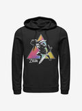 The Legend Of fantasy adventure Tie Dye Link Silhouette Hoodie