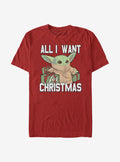 space adventure The Mandalorian Christmas The Child T-Shirt