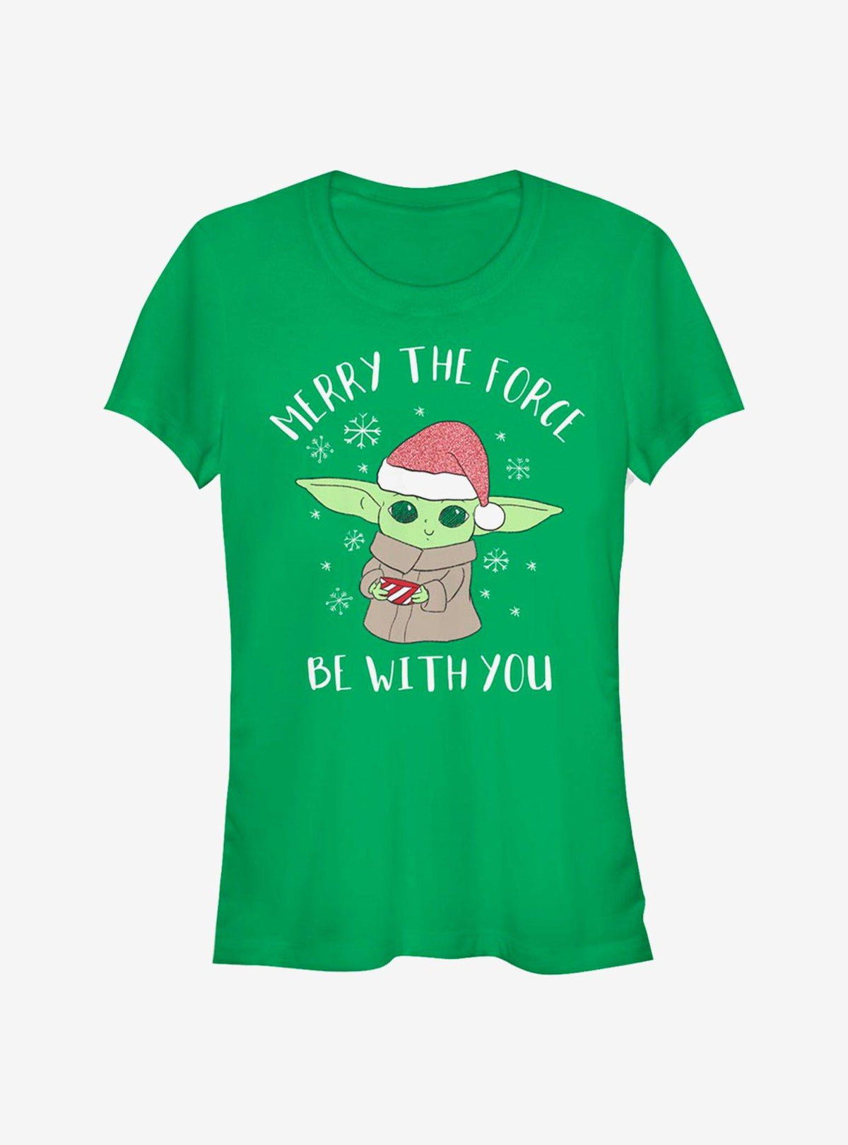 space adventure The Mandalorian The Child Christmas Girls T-Shirt