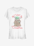 space adventure The Mandalorian Christmas The Child Girls T-Shirt 2