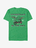space adventure The Mandalorian The Child Christmas Is The Way T-Shirt