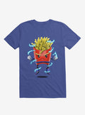 Saiyan Fries Royal Blue T Shirt T Shirt Premium Print Funny Quote