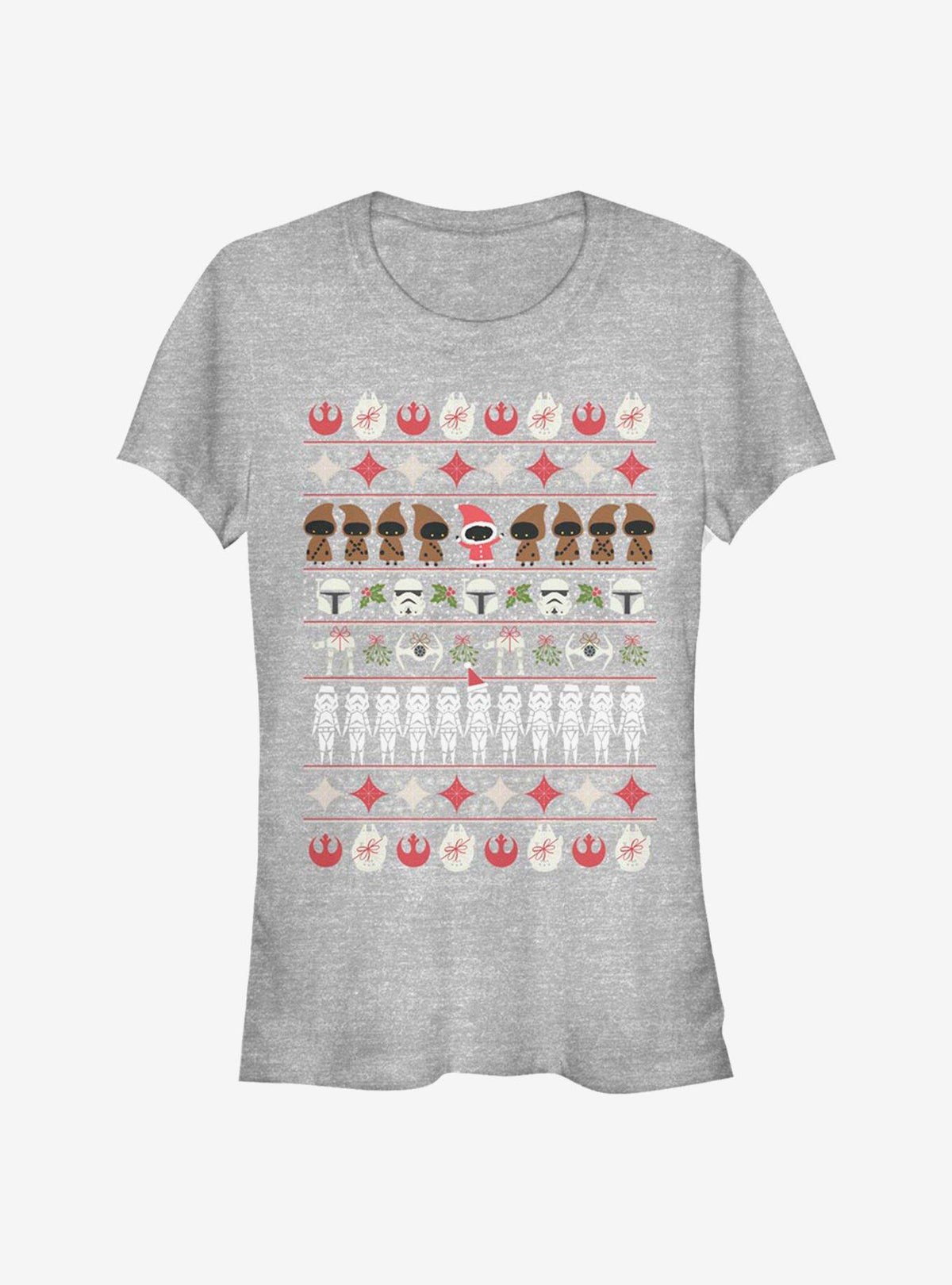 space adventure Ugly Christmas Girls T-Shirt