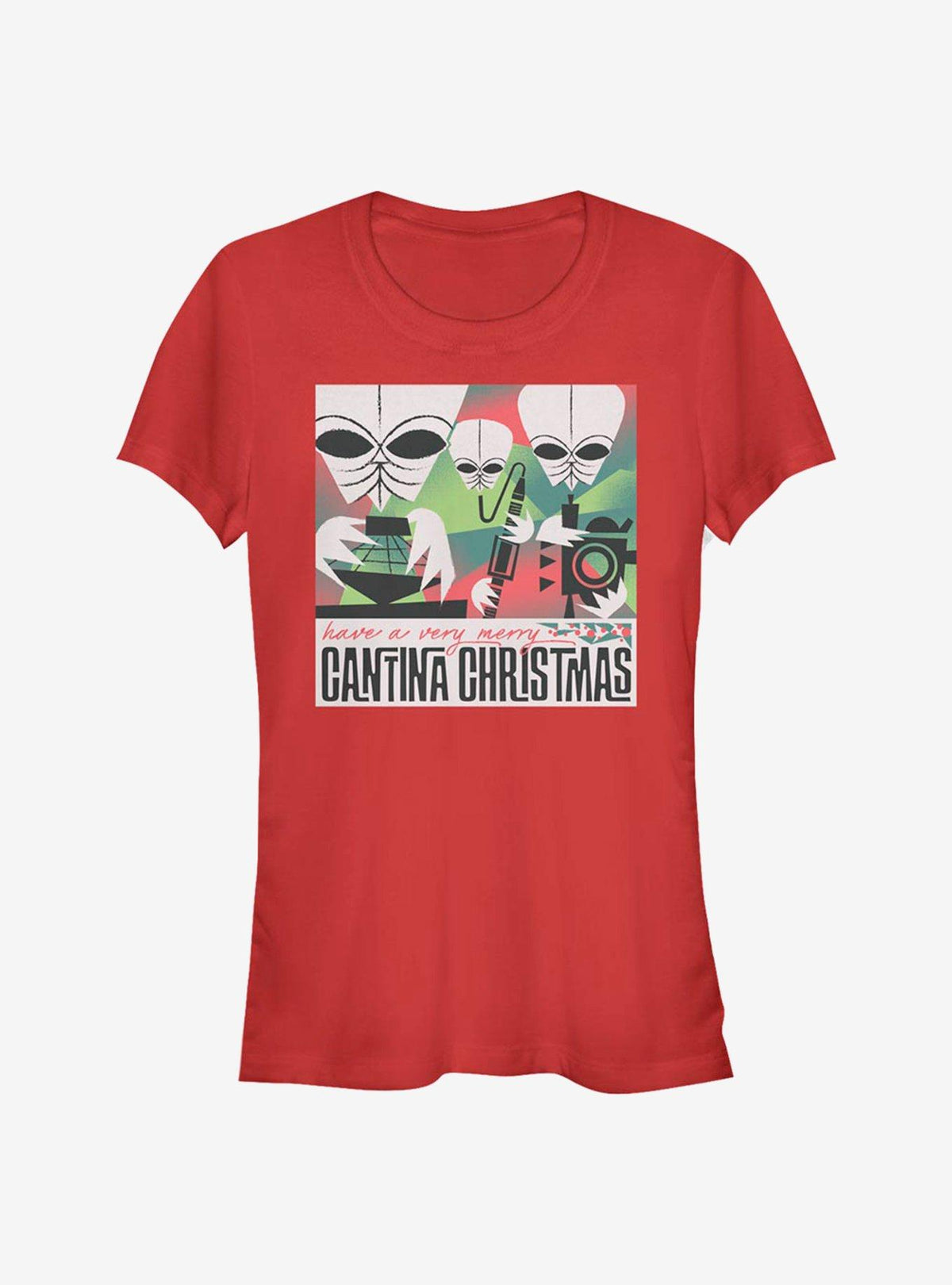 space adventure Cantina Christmas Girls T-Shirt