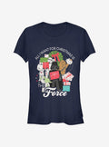 space adventure Galaxy Christmas Girls T-Shirt