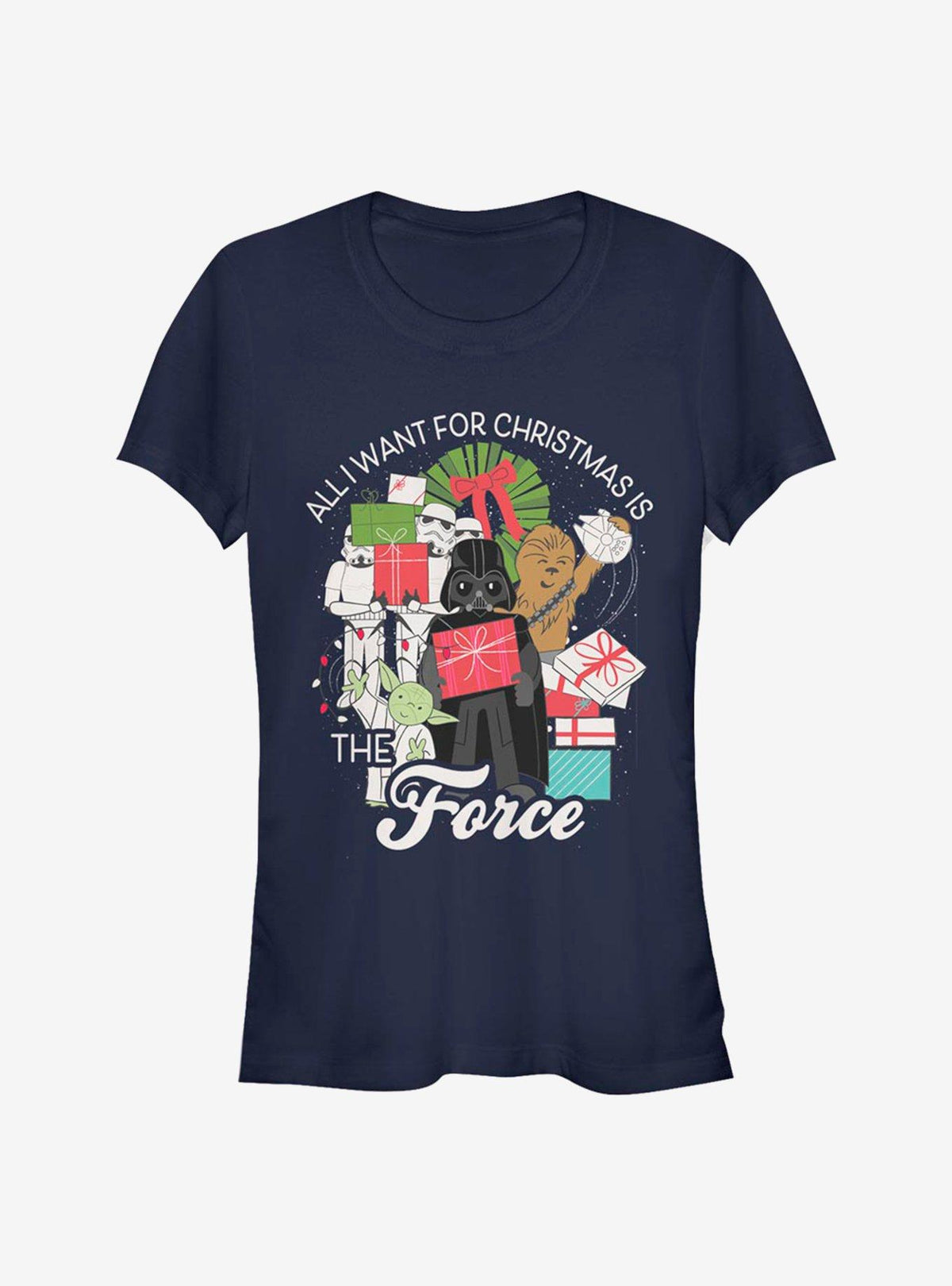 space adventure Galaxy Christmas Girls T-Shirt