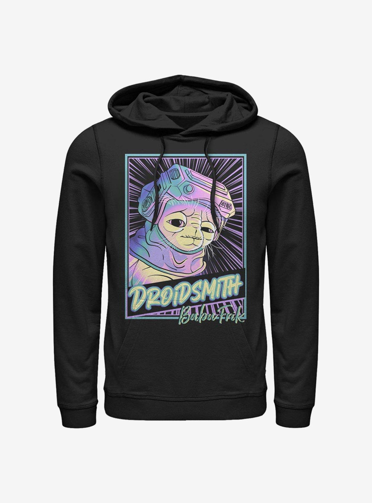 space adventure Episode IX The Rise Of Skywalker Babu Droidsmith Hoodie