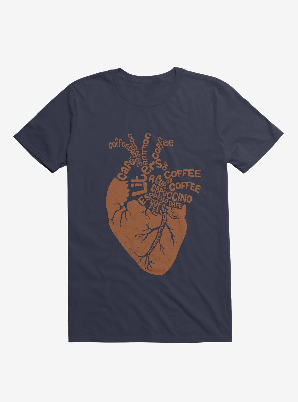 Coffee Lover Heart T Shirt T Shirt High Search Demand Humor Gift