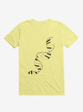 DNA Piano Corn Silk Yellow T Shirt T Shirt Comfort Fit Funny Quote