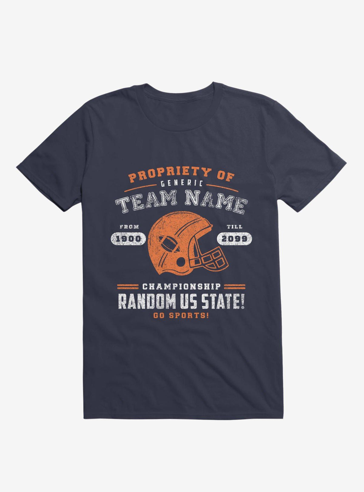 Generic Football T Shirt T Shirt Viral TikTok Humor Gift