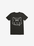 Go Away Cat Black T Shirt T Shirt Trending US Daily Wear