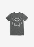 Go Away Cat Charcoal Grey T Shirt T Shirt Trending US Humor Gift