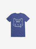 Go Away Cat Royal Blue T Shirt T Shirt Viral TikTok Gift Ready