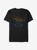 cute blue alien Rainbow Pride cute blue alien T-Shirt 2