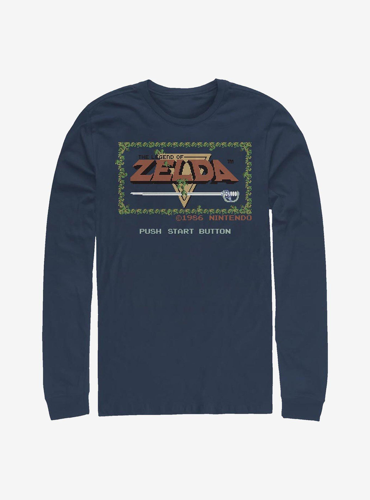 fantasy adventure Pixelated Long-Sleeve T-Shirt