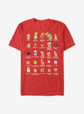 Nintendo retro platform gamer Pixel Cast T-Shirt 5