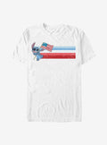 island alien duo Flag cute blue alien T-Shirt