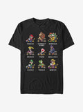Nintendo retro platform gamer Kart Racers T-Shirt 5