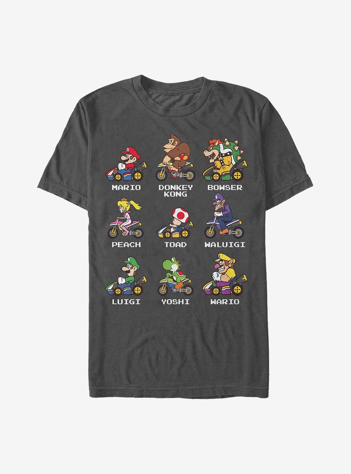 Nintendo retro platform gamer Kart Racers T-Shirt 2