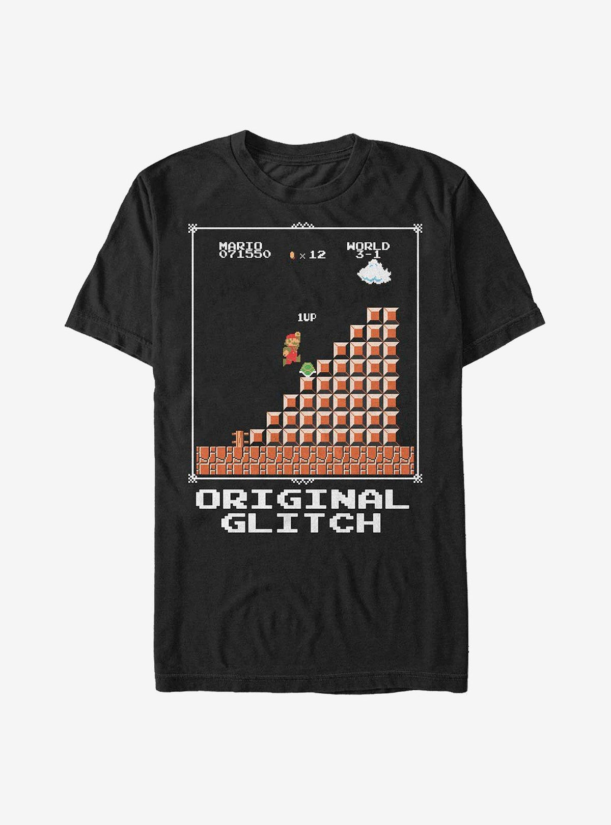 Nintendo retro platform gamer Original Glitch T-Shirt