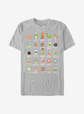 Nintendo retro platform gamer Pixel Cast T-Shirt 2