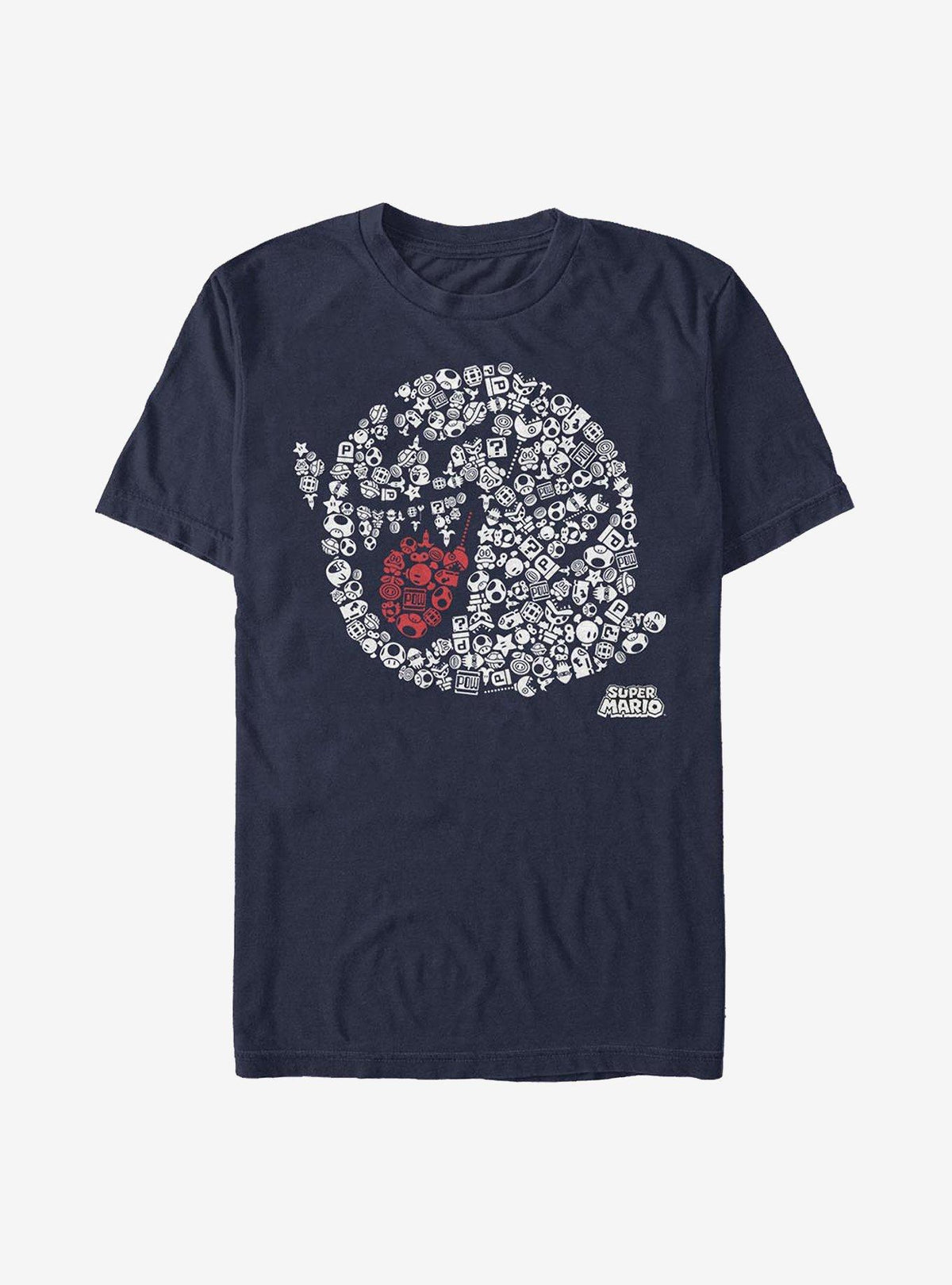 Nintendo retro platform gamer Boo Filled T-Shirt 2