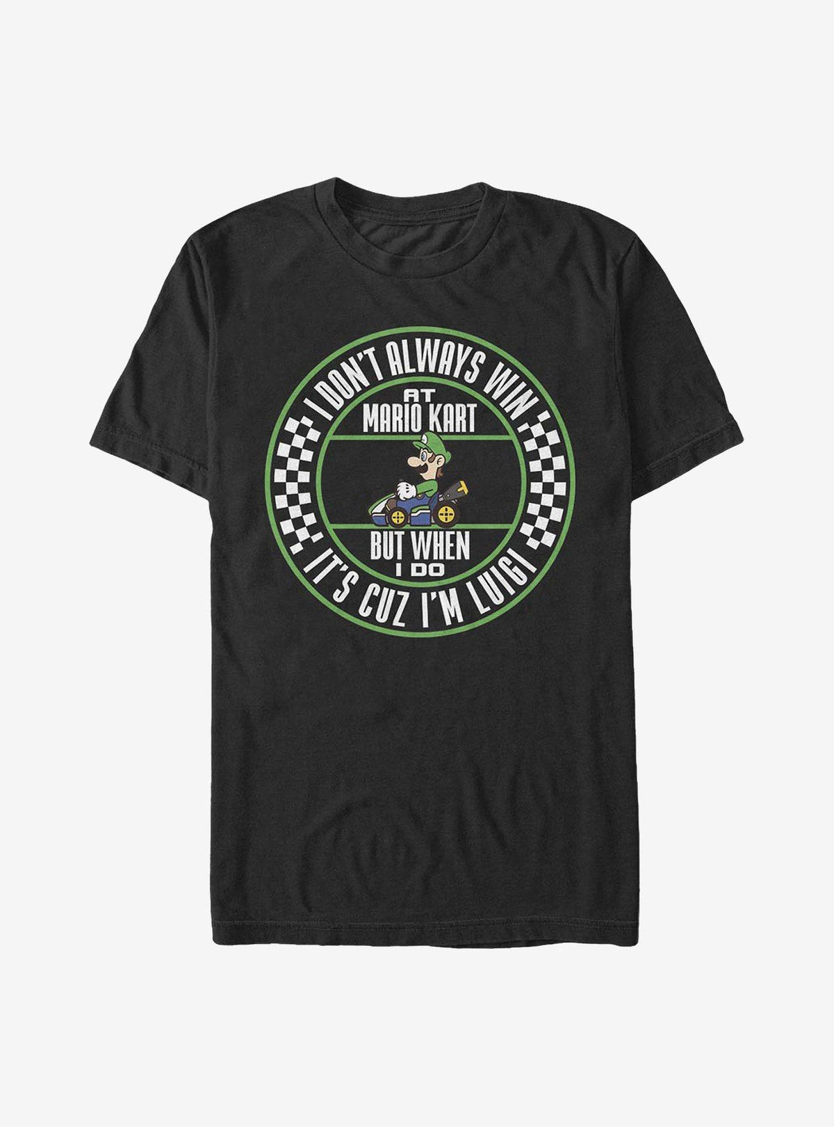 Nintendo retro platform gamer Cuz I Am Luigi T-Shirt