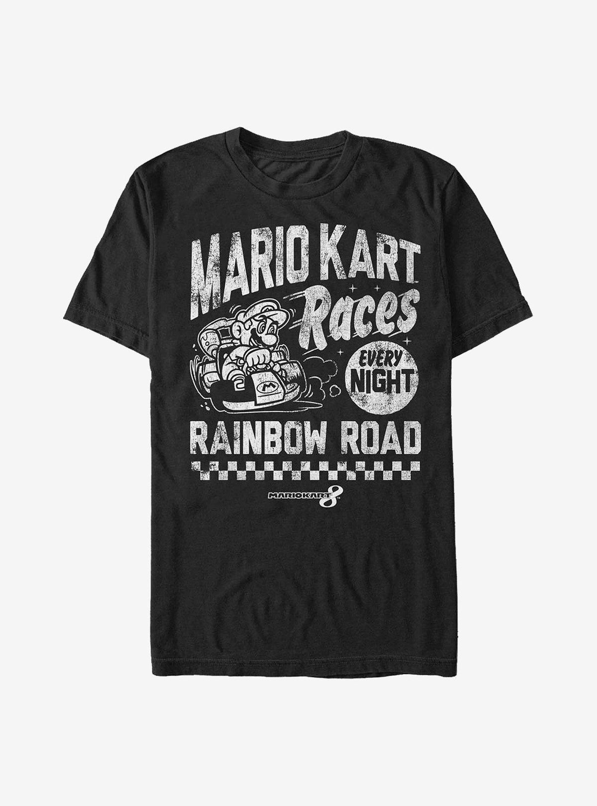 Nintendo retro platform gamer Race Nights T-Shirt 3