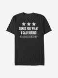 Nintendo retro platform gamer Sorry T-Shirt