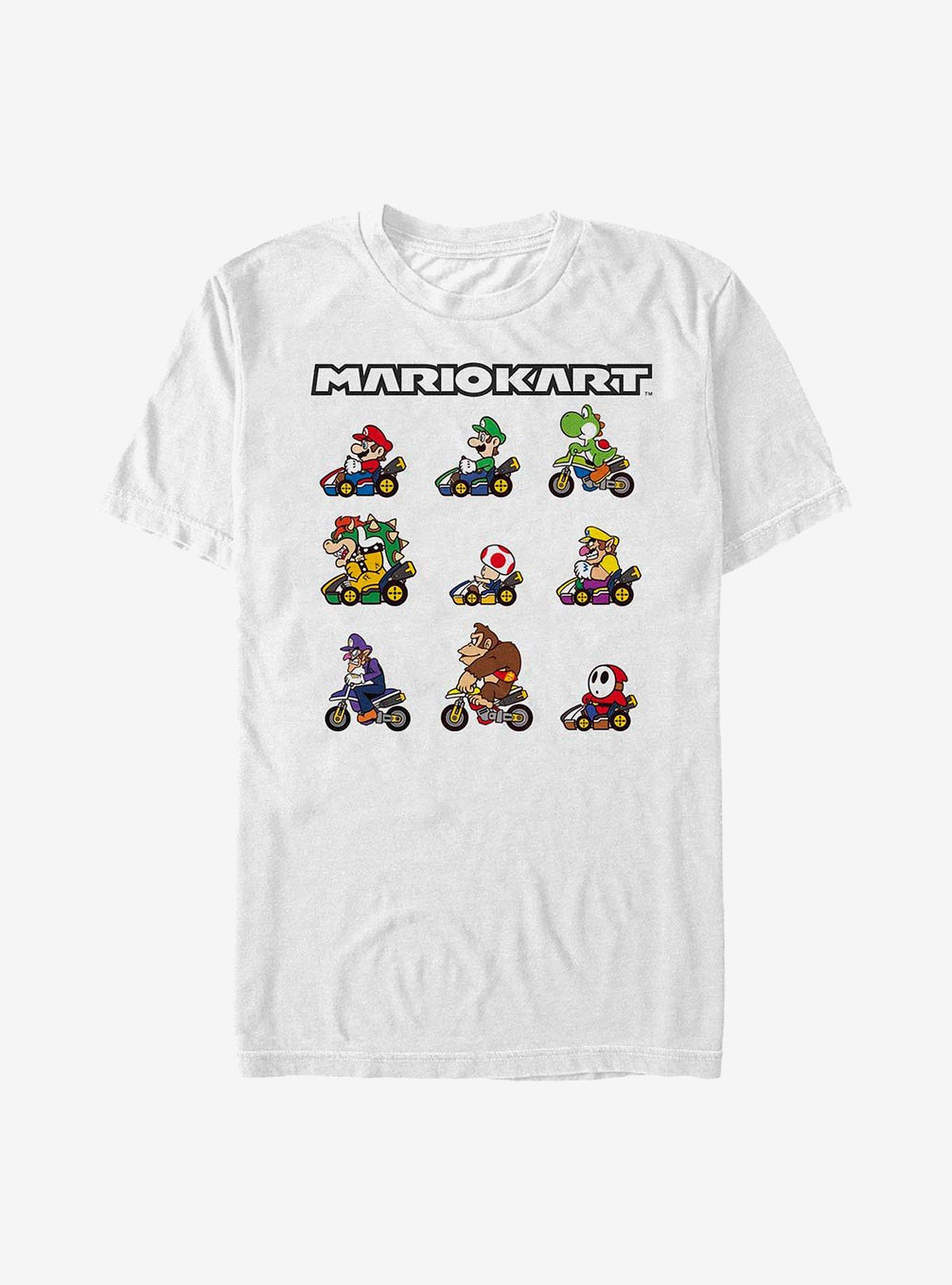Nintendo retro platform gamer Team Line Up T-Shirt 2