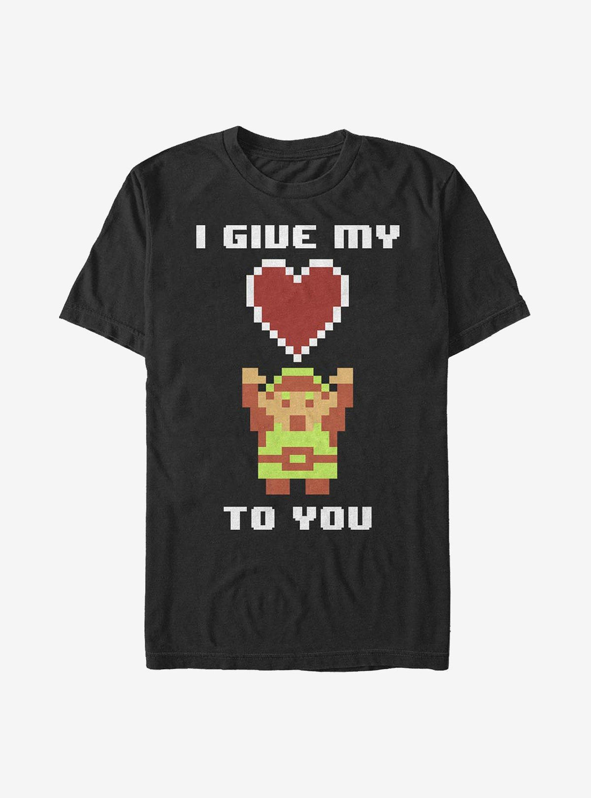 Nintendo fantasy adventure Give My Pixel Heart T-Shirt