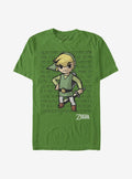 Nintendo fantasy adventure Link Grin T-Shirt