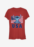 island alien duo 'Merica cute blue alien Girls T-Shirt