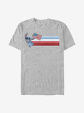 island alien duo Flag cute blue alien T-Shirt 2