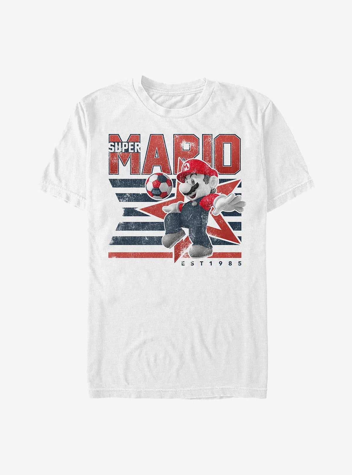 Nintendo retro platform gamer Soccer Stripes T-Shirt