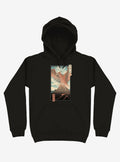 Irradiated Kaiju Ukiyo-e Black Hoodie