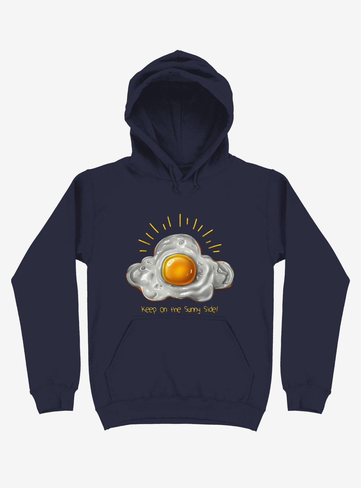 Sunny Side Navy Blue Hoodie
