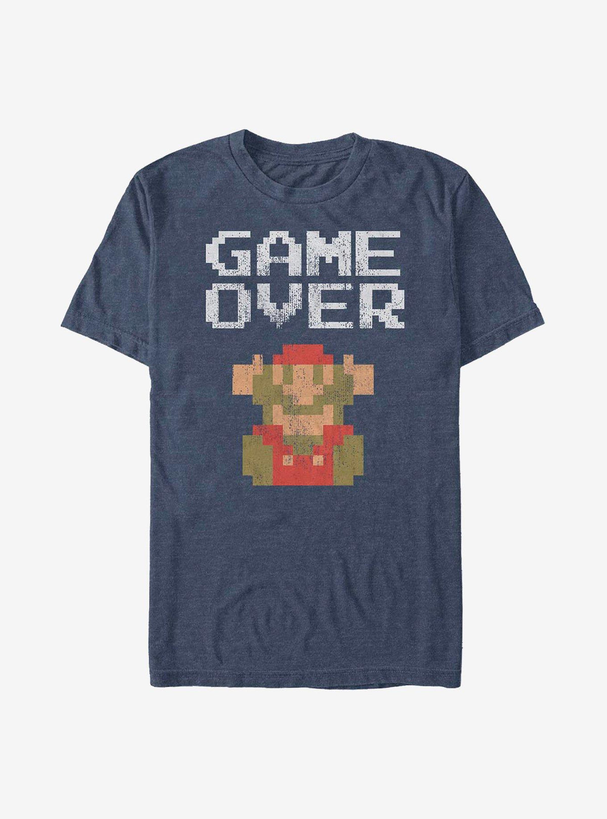 Nintendo retro platform gamer Game Over Pixels T-Shirt