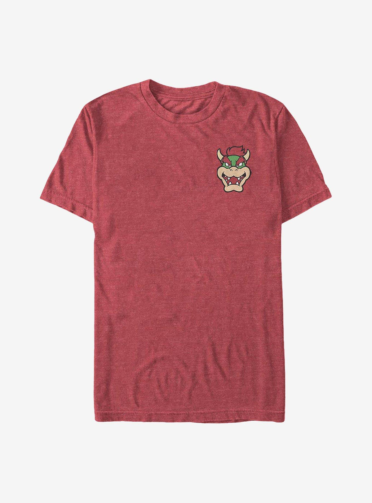 Nintendo retro platform gamer Bowser Badge T-Shirt
