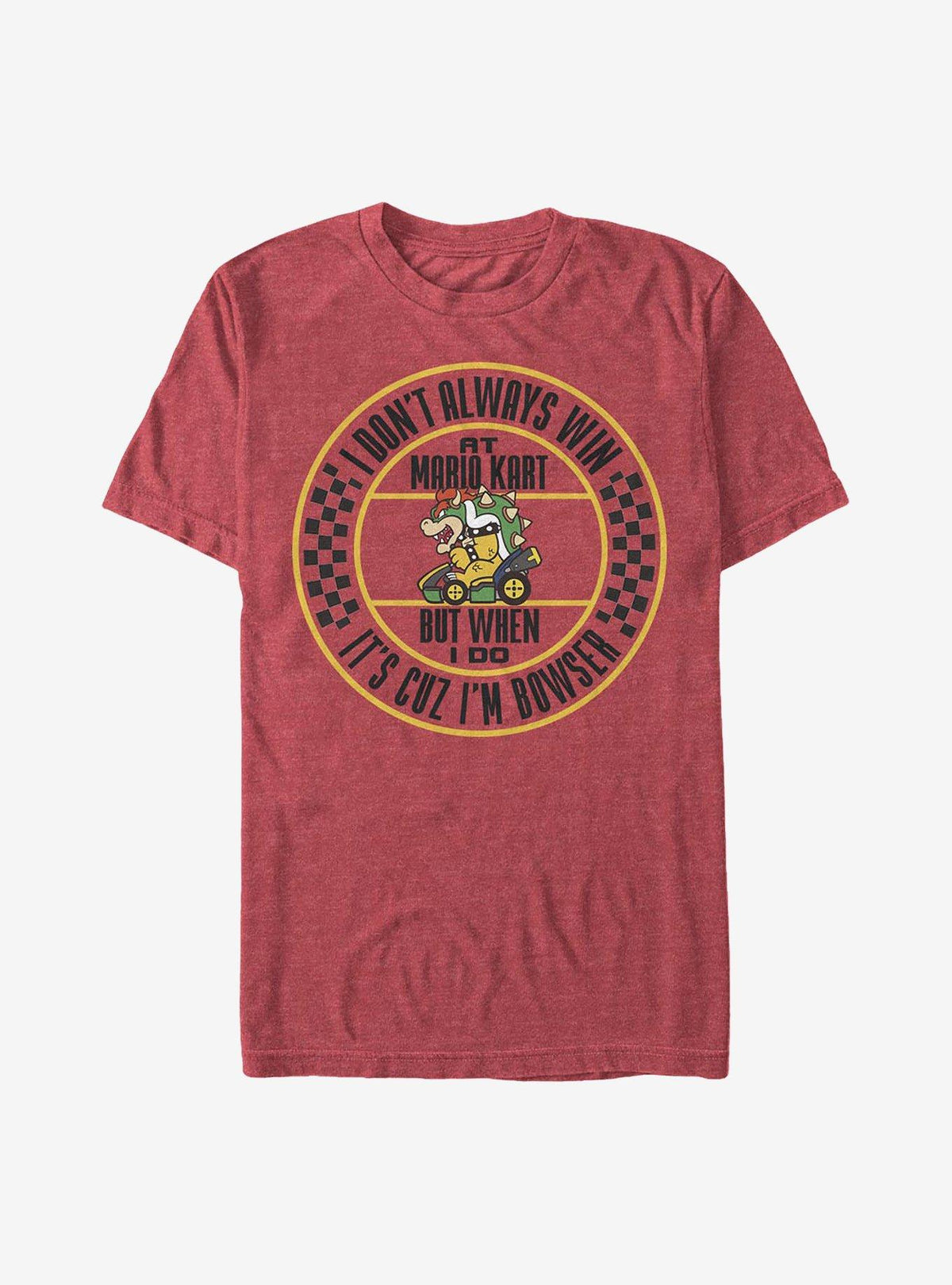 Nintendo retro platform gamer Cuz I Am Bowser T-Shirt