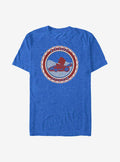 Nintendo retro platform gamer Driven Round T-Shirt