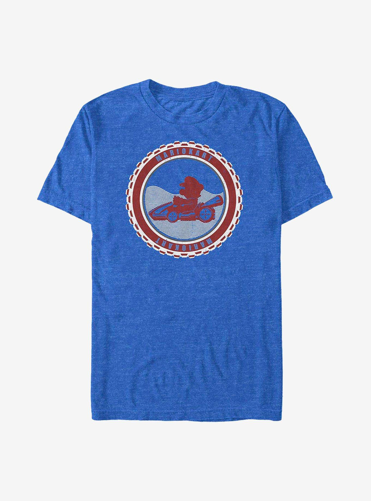 Nintendo retro platform gamer Driven Round T-Shirt